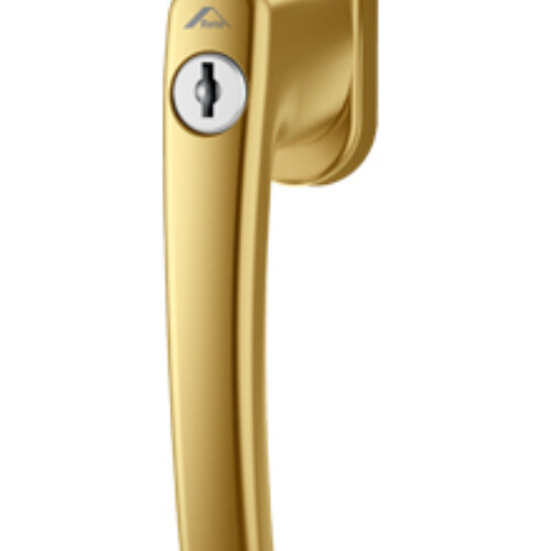 LOCKING & NON-LOCKING HANDLES Gold Lockable